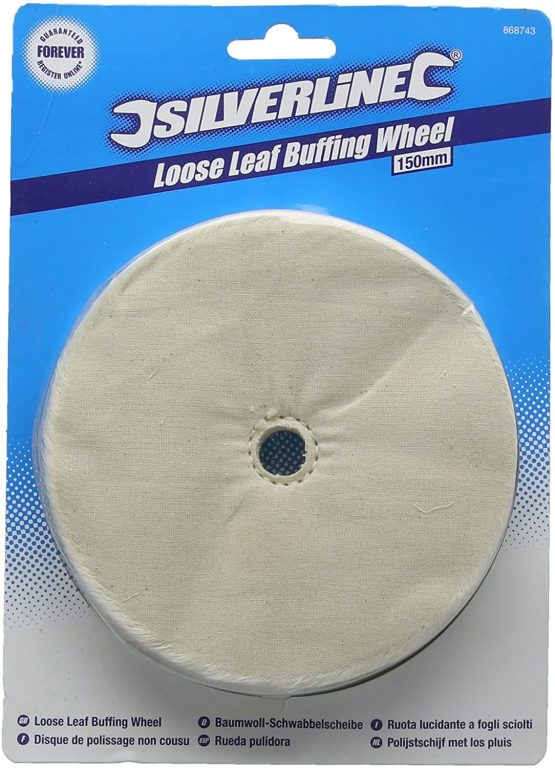 Silverline 868743 Loose-Leaf Cotton Buffing Wheel 150 mm