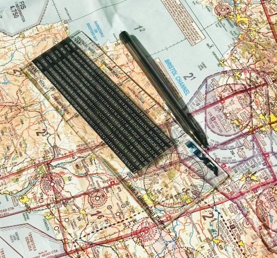 Flight Diversion Ruler (Nautical Mile Navigation Plotter) - For PPL(A), LAPL, PPL(H) & CPL Aviation Pilots - Image 3