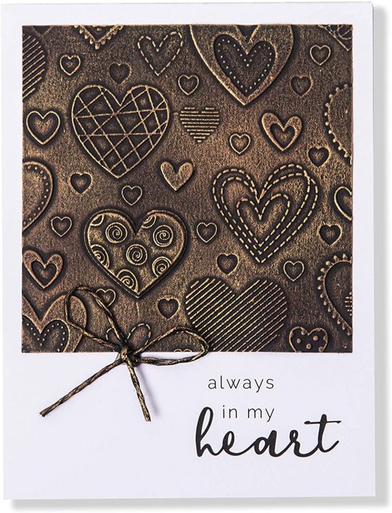 Sizzix 3D Textured Impressions Embossing Folder 663628 Hearts by Courtney Chilson, Paper, Hello Sunshine, One Size - Image 4
