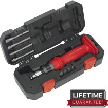 Sealey AK2084 10 Piece Heavy-Duty Protection Grip Impact Driver Set, Silver