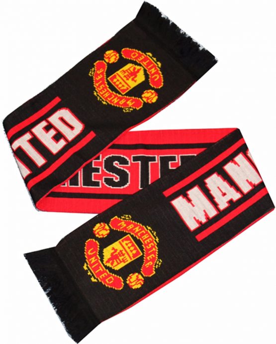 Manchester United FC Official Crest Design Named Scarf - Image 2