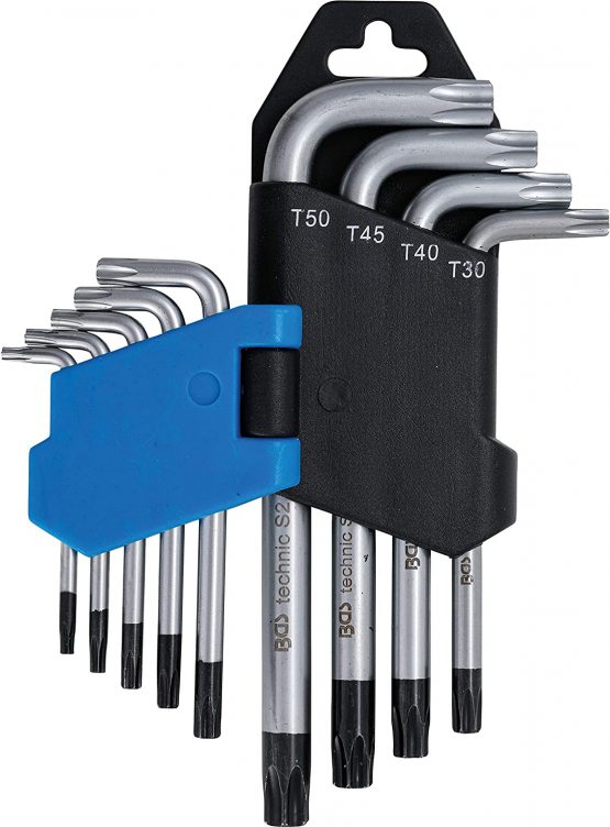BGS 809 | L-Type Wrench Set | short | T-Star tamperproof (for Torx) T10 - T50 | 9 pcs. - Image 2