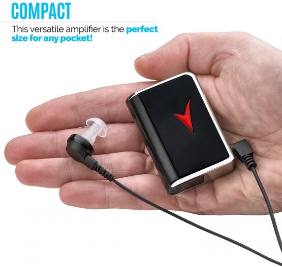 Newear Personal Sound Amplifier - Voice Enhancer Device and Personal Audio Amplifier for Sound Gain of 50dB, Up to 100 Feet Away, Pocket Hearing Devices and Hearing Assistance for TV and Talking - Image 2