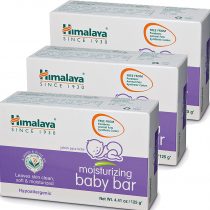 Himalaya Baby Soaps with naturally hydrating & moisturizing almond & olive oil ,Provides gentle cleansing and nourishes the skin| Free from Parabens and Synthetic fats 70 g ( Pack of 3)