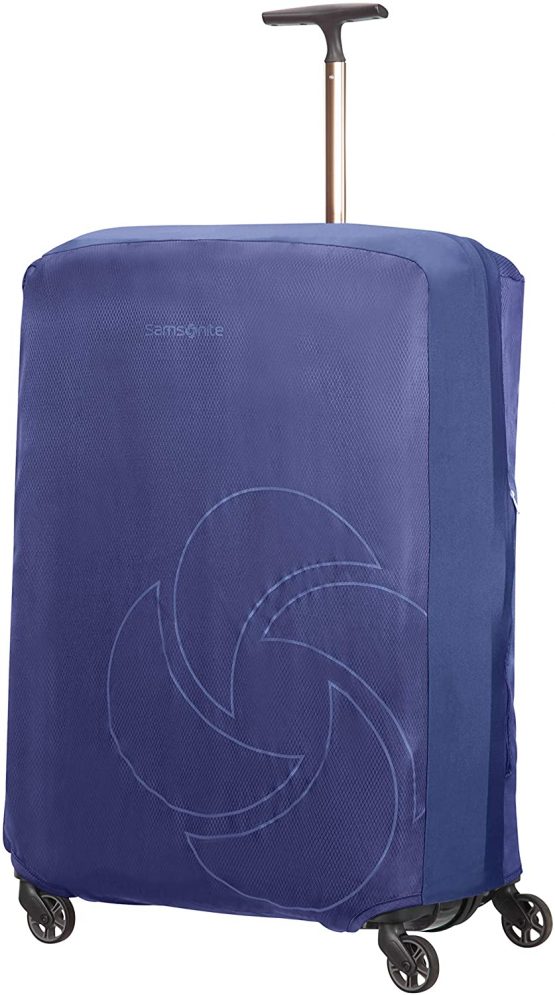 Samsonite Global Travel Accessories Foldable Luggage Cover XL, Blue (Midnight Blue)