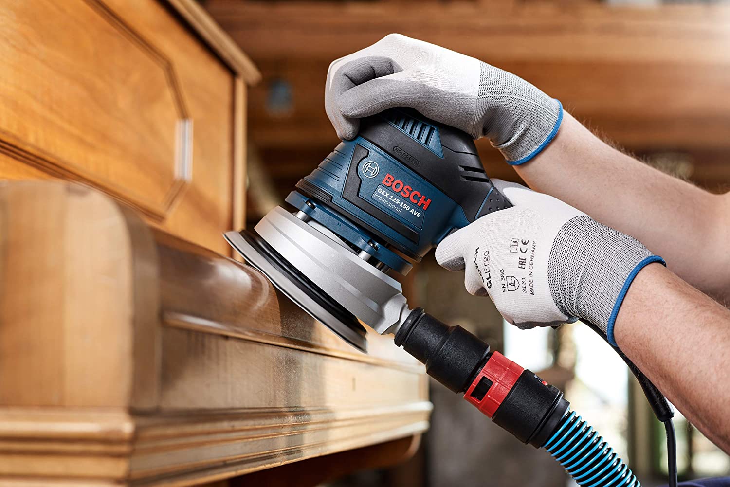 Bosch Professional 50 Pieces Sanding sheet M480 Best for Wood and Paint (wood and paint, Ø 150 mm, grit P80, accessories orbital sander) - Image 4