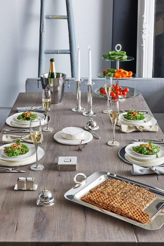 Zilverstad Serving Tray Ovation, Rectangular, Steel, Silver, 31.2 x 50 x 4.6 cm - Image 2