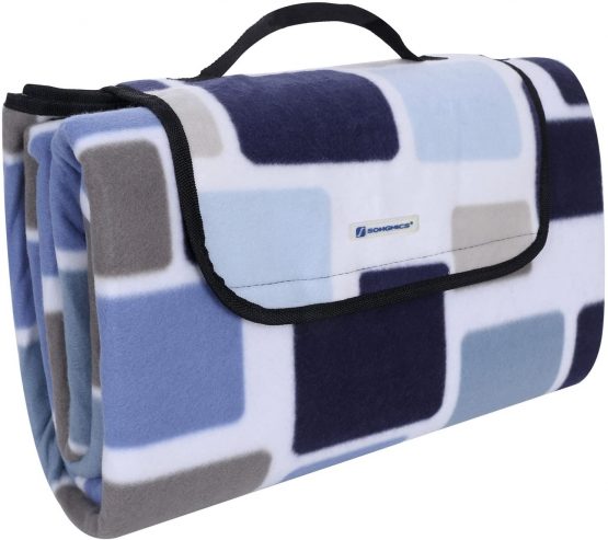 SONGMICS Outdoor Picnic Blanket, Water-Resistant Mat, Multifunctional Beach Blanket, for Camping, Hiking, Foldable and Lightweight, 200 x 200 cm, GCM71L
