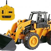 Top Race 5 Channel Fully Functional Remote Control Construction Truck Kids Size Designed for Small Hands (Front Loader)