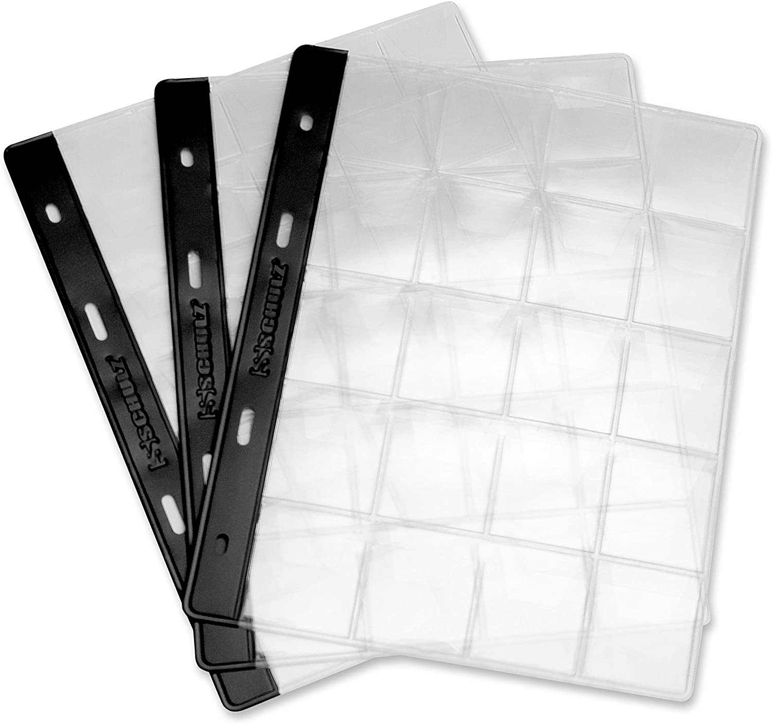 Schulz Stamp Pocket Pages for Coin Collection Supplies Coin Holders Stamp Currency Protector Sheet (Pack of 10)