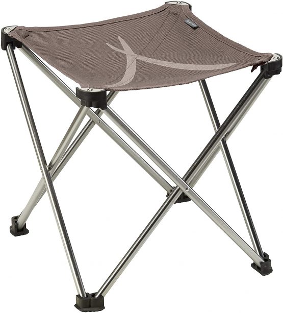 Grand Canyon SINYALA MINI - Folding camping chair, stool foldable - up to 100 kg - Aluminium - Falcon (brown)