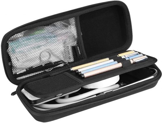 ProCase Stethoscope Carry Case, for Littmann Cassic/Omron/ADC/Dixie EMS Stethoscope, Doctor Nurse Ambulance Bag Pouch, Medical Students Accessories -Black