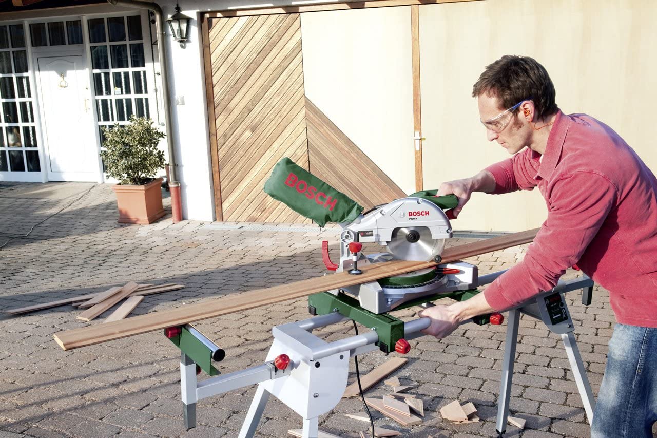 Bosch PTA 2400 Mitre Saw Stand, Green, Silver - Image 3