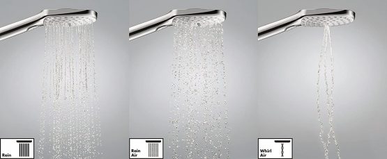 hansgrohe Raindance Select E 120 water saving hand shower, 3 spray modes, 9 l/min, chrome - Image 4