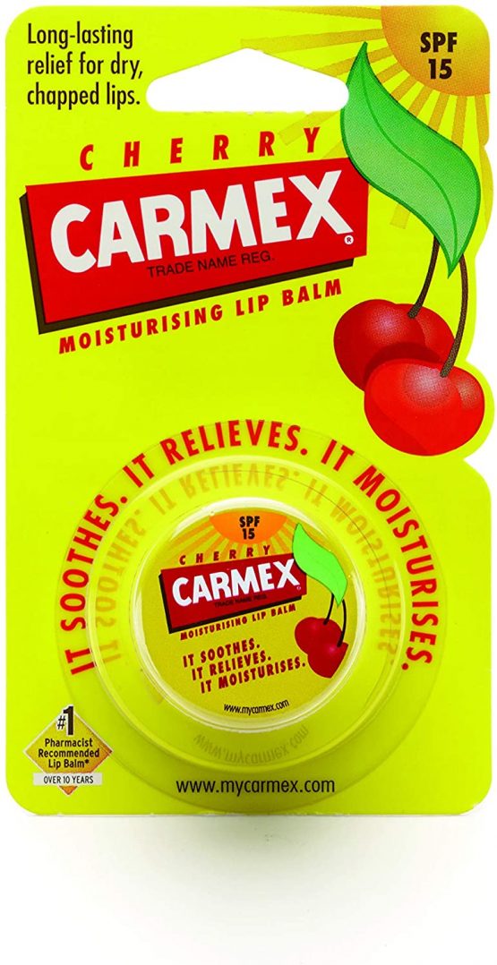 Carmex Lip Balm Pot Mixed Pack of 3 (Cherry, Classic & Wild) - Image 3