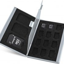 Integral 64GB 2-pack Micro SD Card with a 12 Slot Protective Metal Card Case - 4K Ultra-HD Video Premium High Speed Up to 100MB/s Read Speed - Microsdxc V30 UHS-I U3 C10 A1