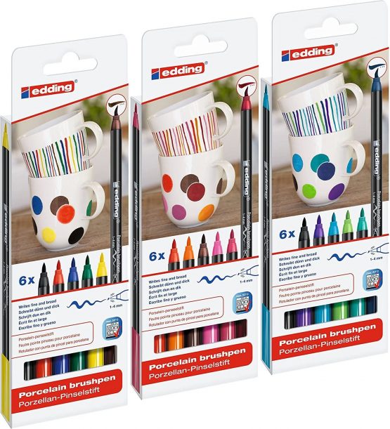 Edding Edding 4200 Porcelain Brush Pen (Also for Glass and Ceramic)
