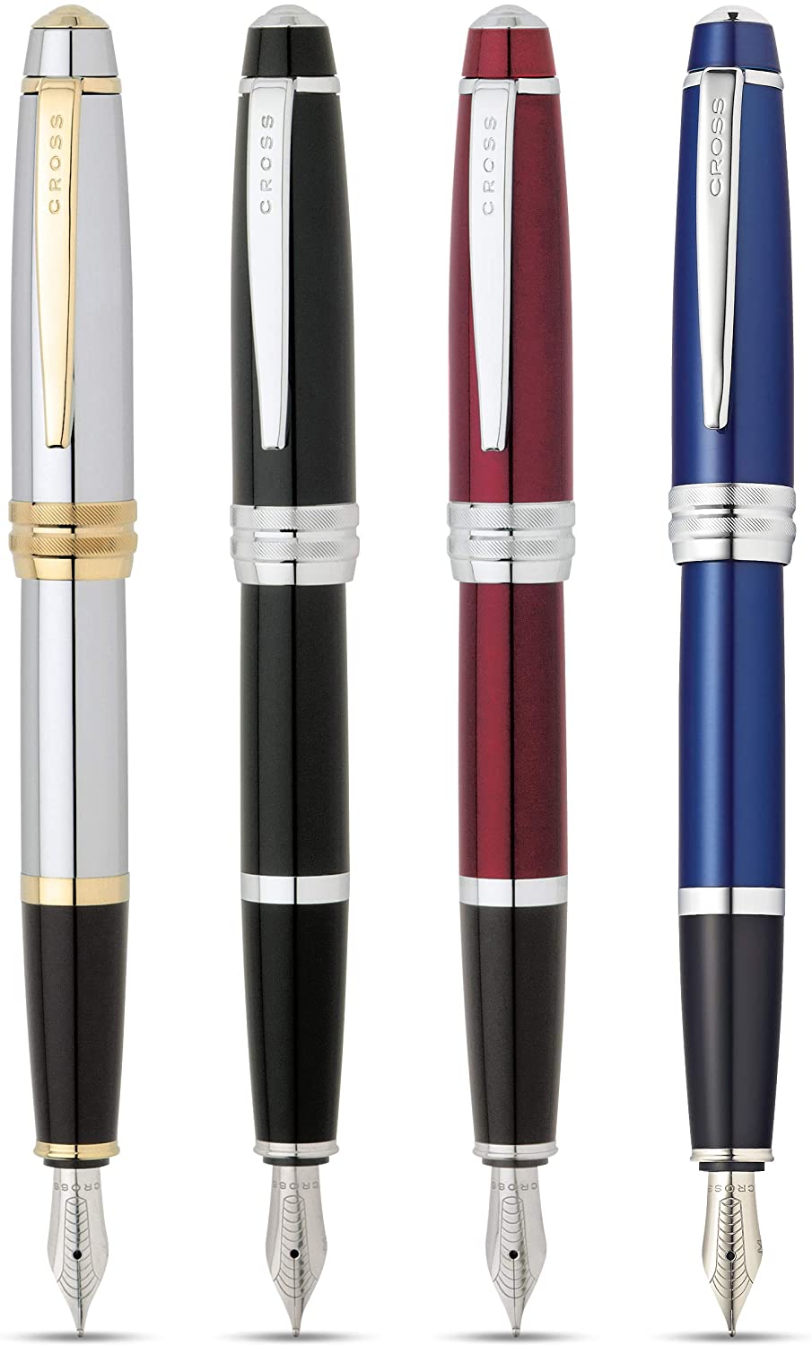 CROSS Bailey Red Lacquer Medium Nib Fountain Pen incl. Premium Gift Box - Refillable Cartridge Pen - Image 4