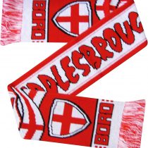 Middlesbrough Football Fans Scarf (100% Acrylic) Red White
