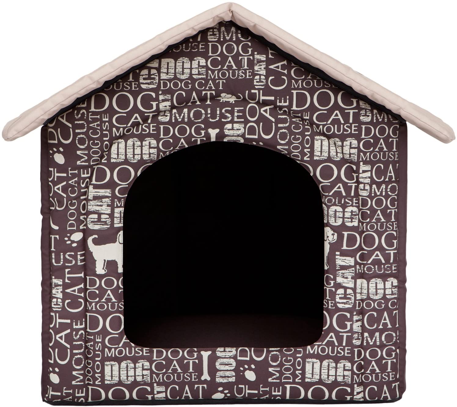 Hobbydog R4 BUDNAP7 Doghouse R4 60 x 55 cm Subtitles, L, Brown, 1.4 kg - Image 2