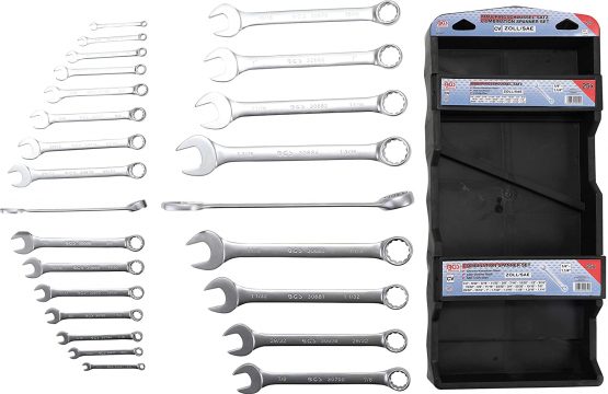 BGS 30101 | Combination Spanner Set | Inch Sizes | 1/4" - 1.1/4" | 25 pcs.