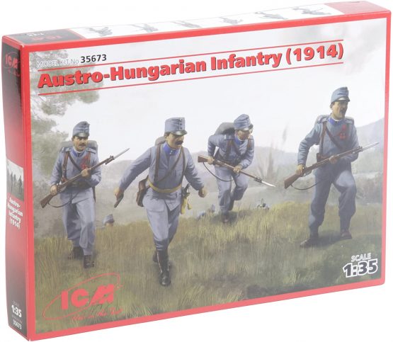 ICM ICM35673 1:35-Austro-Hungarian Infantry (1914) 4 Figs