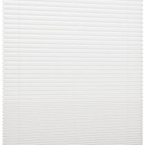 DecoProfi PL01035130 Pleated, braced, maximum total height window sash with clamp support / -fix, without drilling, white , 35 cm x 130 cm