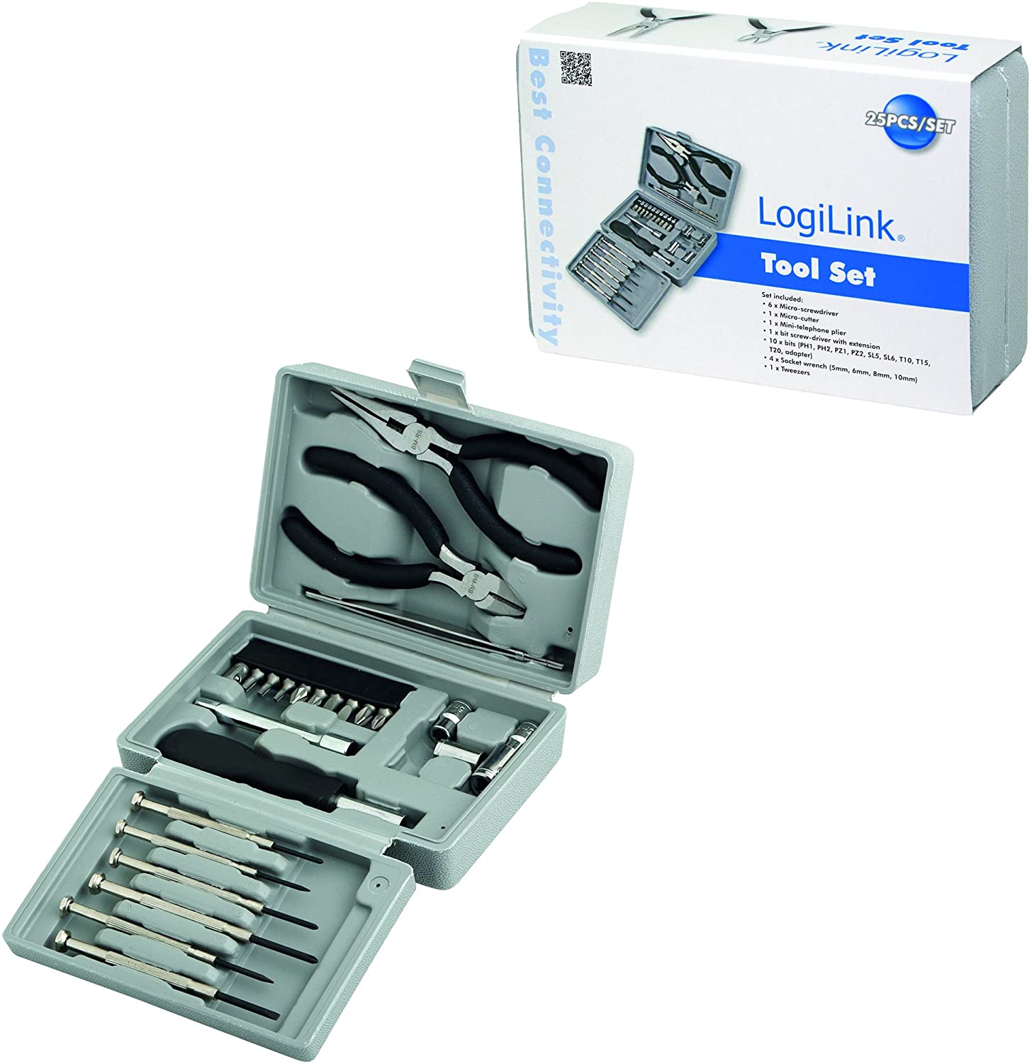 LogiLink WZ0023 Tool Set (Pack of 25), Grau - Image 3