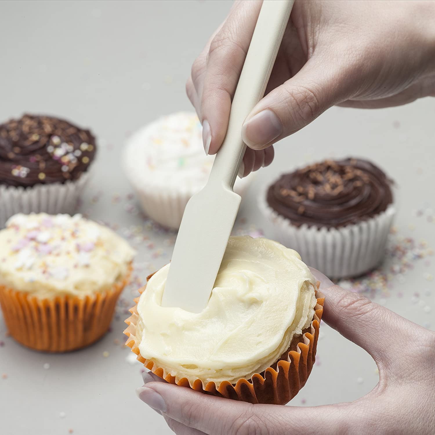 Zeal Silicone Mini Baking Spatula - 1 Piece In Assorted Colours