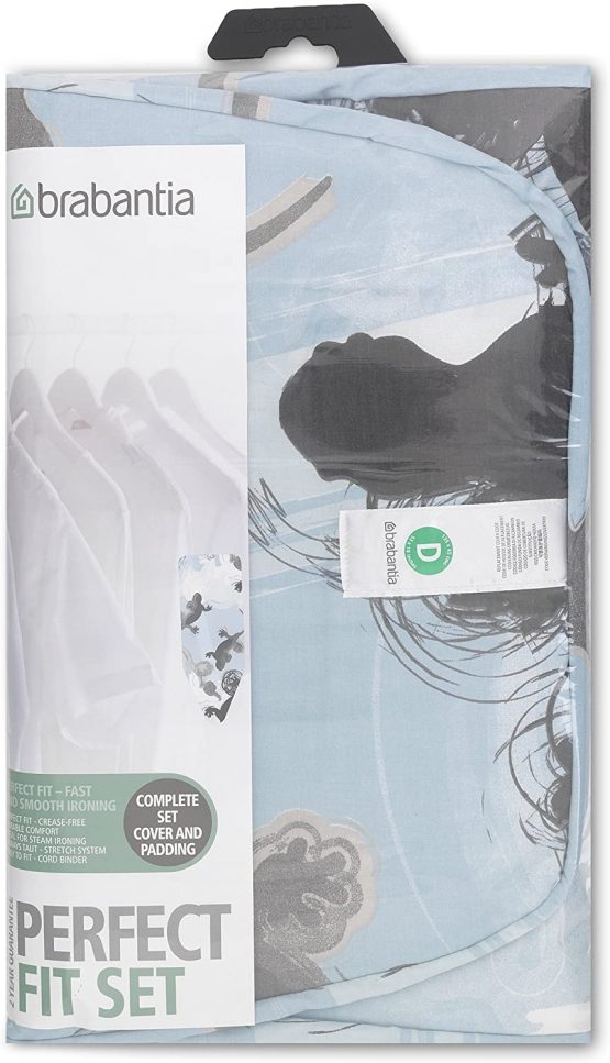 Brabantia Size D (135 x 45cm) Replacement Ironing Board Cover with Thick 8mm Padding - Assorted Colourful Mixed Styles (Selection is Random, x1 Cover Only) - Image 3