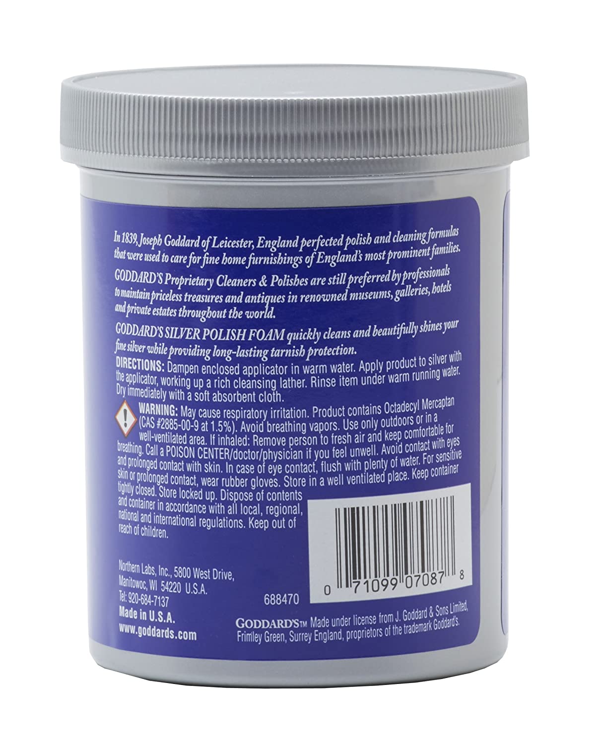 Goddard's Silver Polish Foam, 510 gram, Silver Cleaner & Tarnish Remover with Applicator, Cleans, Shines & Protects - Image 2