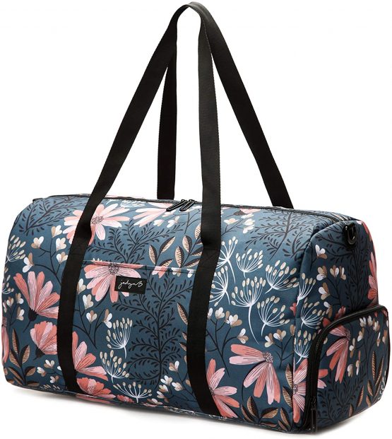 Jadyn B Weekender Bag - 56 cm./22 inch - 52L - Overnight or Weekend Duffel Bag with Shoe Pocket - Image 2