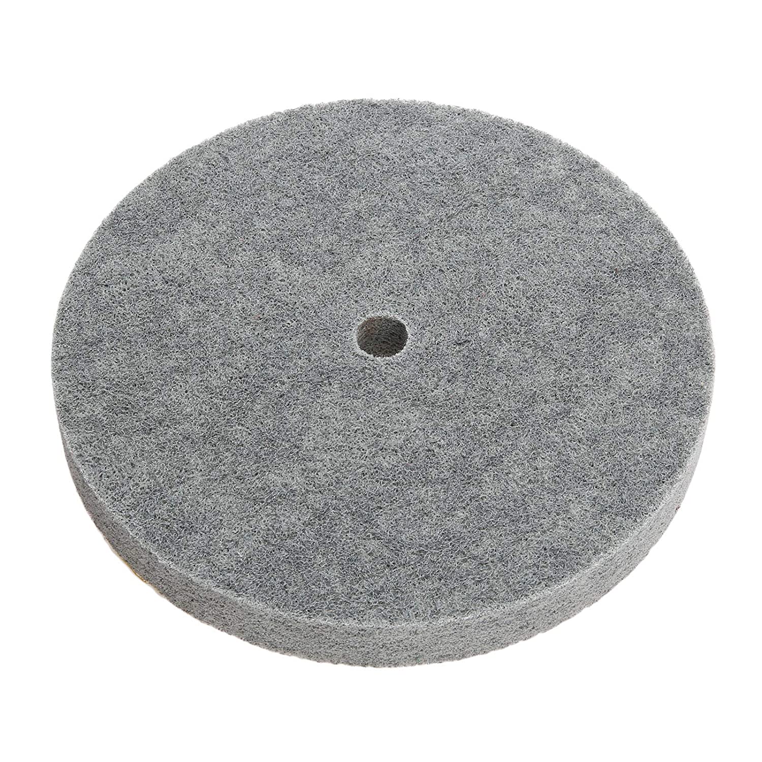 Yetaha 1PC Nylon Fiber Buffing Wheel, 200MM, Gray, for Angle Grinder 180# Grit