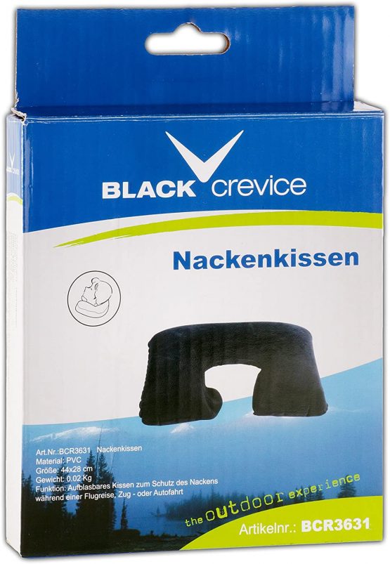 Black Crevice Nackenkissen – Protection of Chest and Ribs, Color Blue, Size 44 x 28 x 8 cm - Image 3