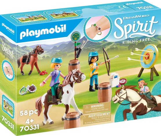 PLAYMOBIL DreamWorks Spirit 70331 Outdoor Adventure Toy, Multicoloured, 248 x 44 x 187 mm