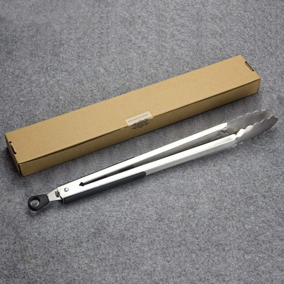 AOOSY 2PCS Barbecue Tongs,BBQ, Charcoal Tongs Pasta Tongs Long Kitchen Tongs Cooking Grill BBQ Long 14 Inch Locking 18/8 Premium Stainless Steel Locking Heat Resistant Salad Tongs for Camping Serving - Image 2
