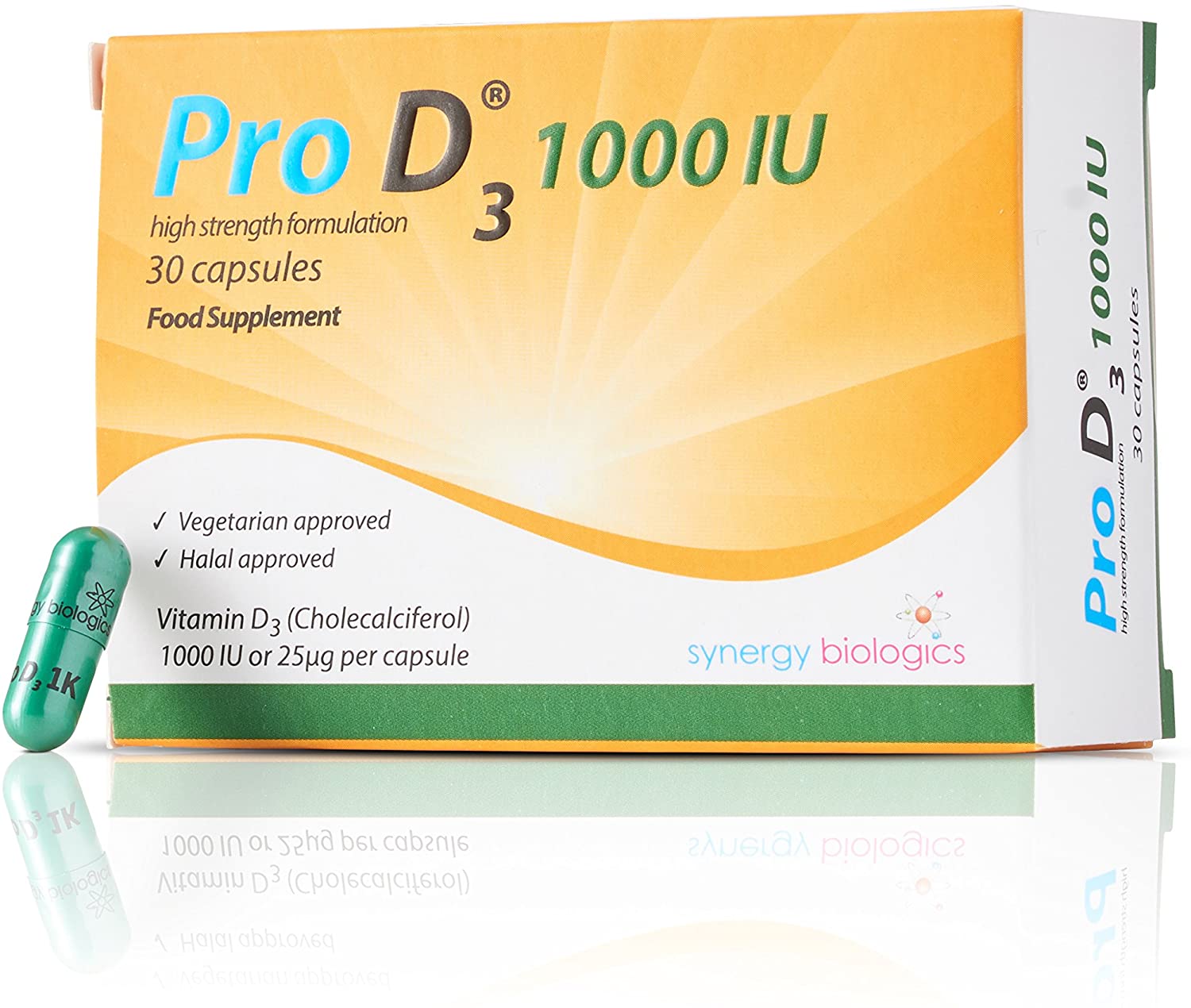 Pro D3 1000 IU Capsules, 30 count (Pack of 1)