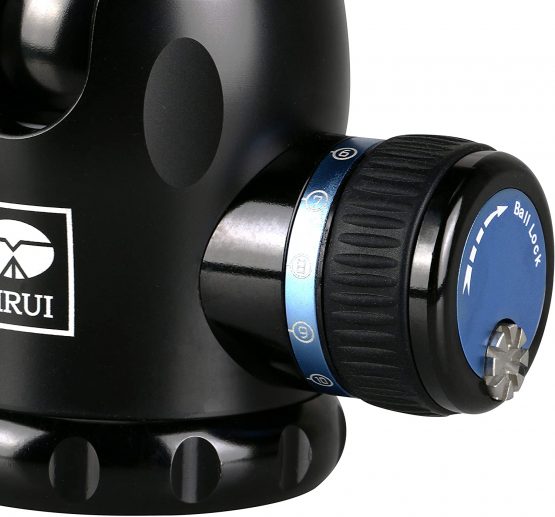 SIRUI K-20X Aluminium Tripod Ball Head 360° Rotating Panoramic Ballhead with TY-50X Arca Swiss Quick Release Plate and Bubble Level for Tripod Monopod DSLR Camera Load Capacity up to 25KG - Image 2