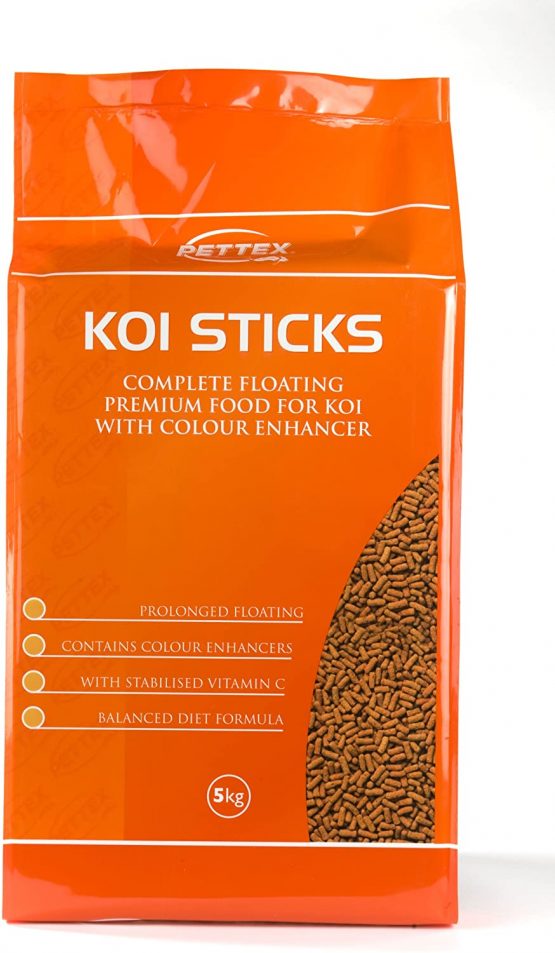 Pettex Premium Complete Orange Koi Sticks, 5 kg