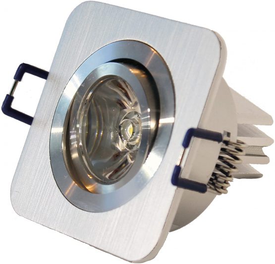 Eco Light LED Recessed Light, Swivelling, 1 W, 80 lm, Rio 70 x 70 mm 8005 - Image 2