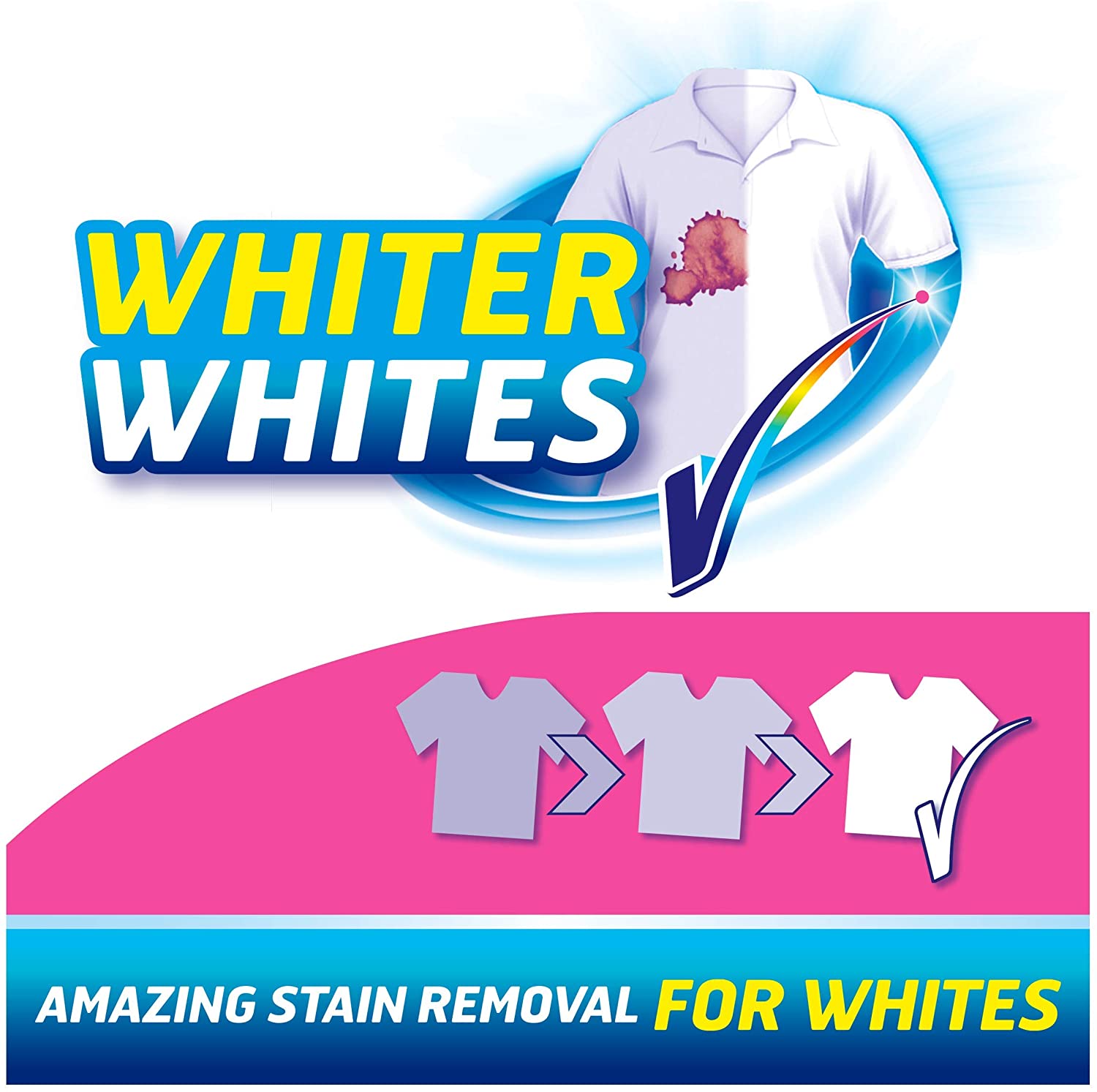 Vanish Oxi Action Whitener and Stain Remover Powder for Whites 1kg, Pack of 1, White Clothes, 1 kg (Pack of 1) - Image 4
