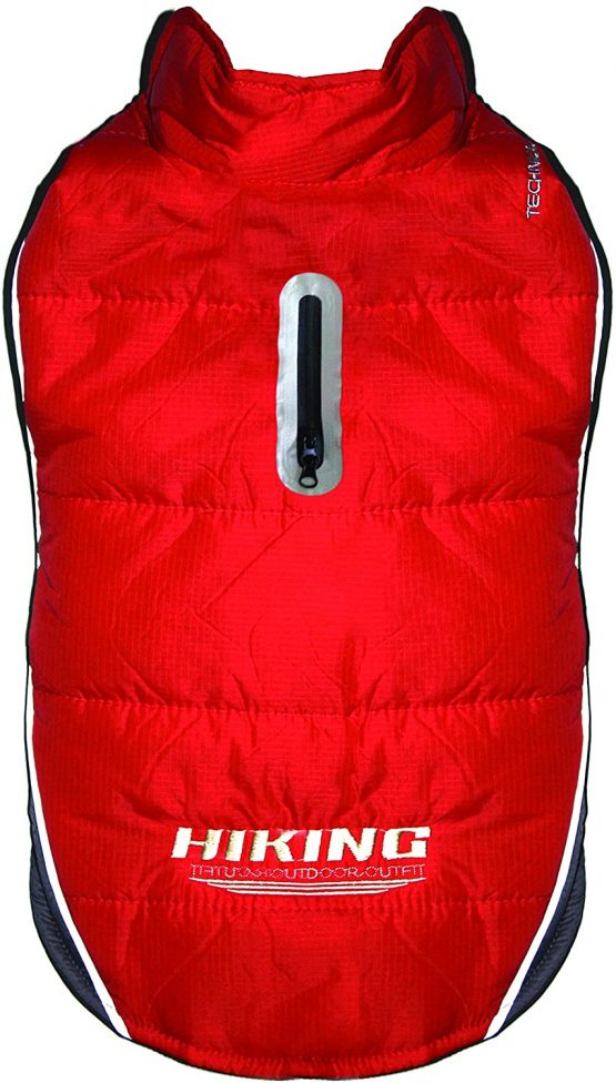 Croci Waterproof Coat Hiking for Dogs, 30-32 cm, Red