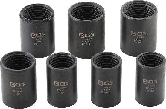 BGS 5291 | Special Socket Set / Screw Extractors | 12.5 mm (1/2") Drive | 17 - 26 mm | 7 pcs. - Image 4