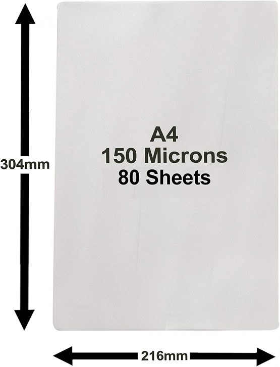 Deskit A4 Laminating Pouches, Matt, 150 Microns, 80 per Pack. Clear and Durable Presentations with a Modern Finish - Image 2