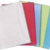 Exacompta Translucent Semi-Rigid PP Display Book, A4, 60 Pockets - Assorted Colours, Pack of 8