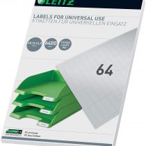 Leitz 61810001 PC Writeable Universal Labels 48 x 16.9 mm White
