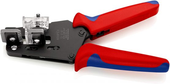 KNIPEX Precision Insulation Stripper with adapted blades (195 mm) 12 12 02