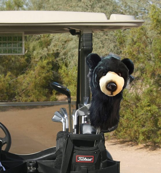 Daphne's Bear Driver/Fairway Wood Head Cover - Black - Image 2