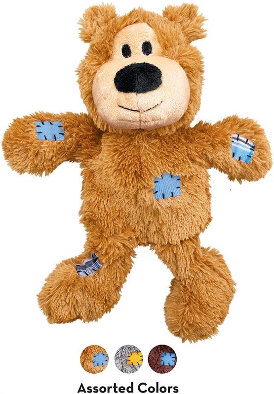 KONG - Wild Knots Bear - Internal Knotted Ropes and Minimal Stuffing for Less Mess (Assorted Colours) - For X-Small Dogs - Image 4
