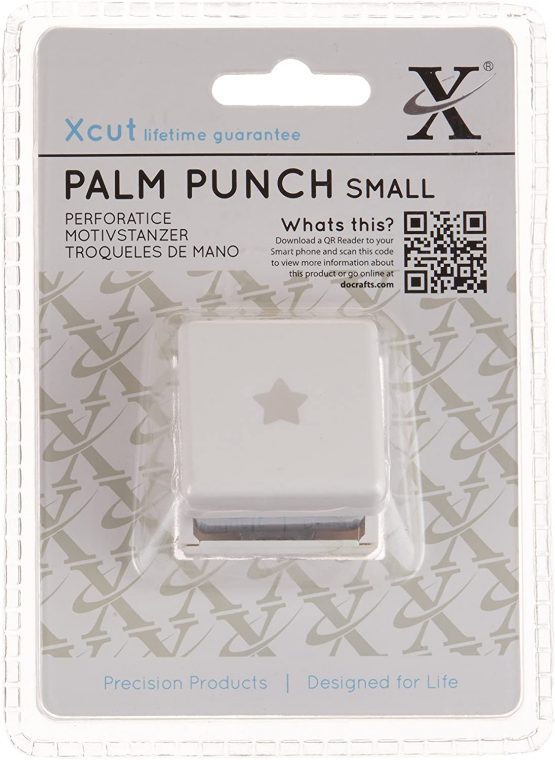 docrafts Palm Punch, Traditional Star, Small, White